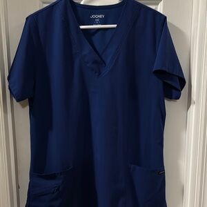 Jockey Navy Blue Scrub Top